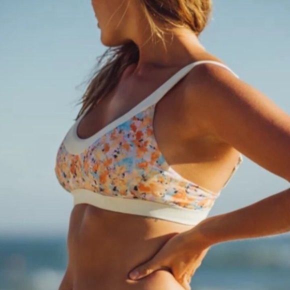 🌻NEW w.tags prAna Small Sugar Shore Impressions Top + Black Upswell Bottom Set - Picture 3 of 15